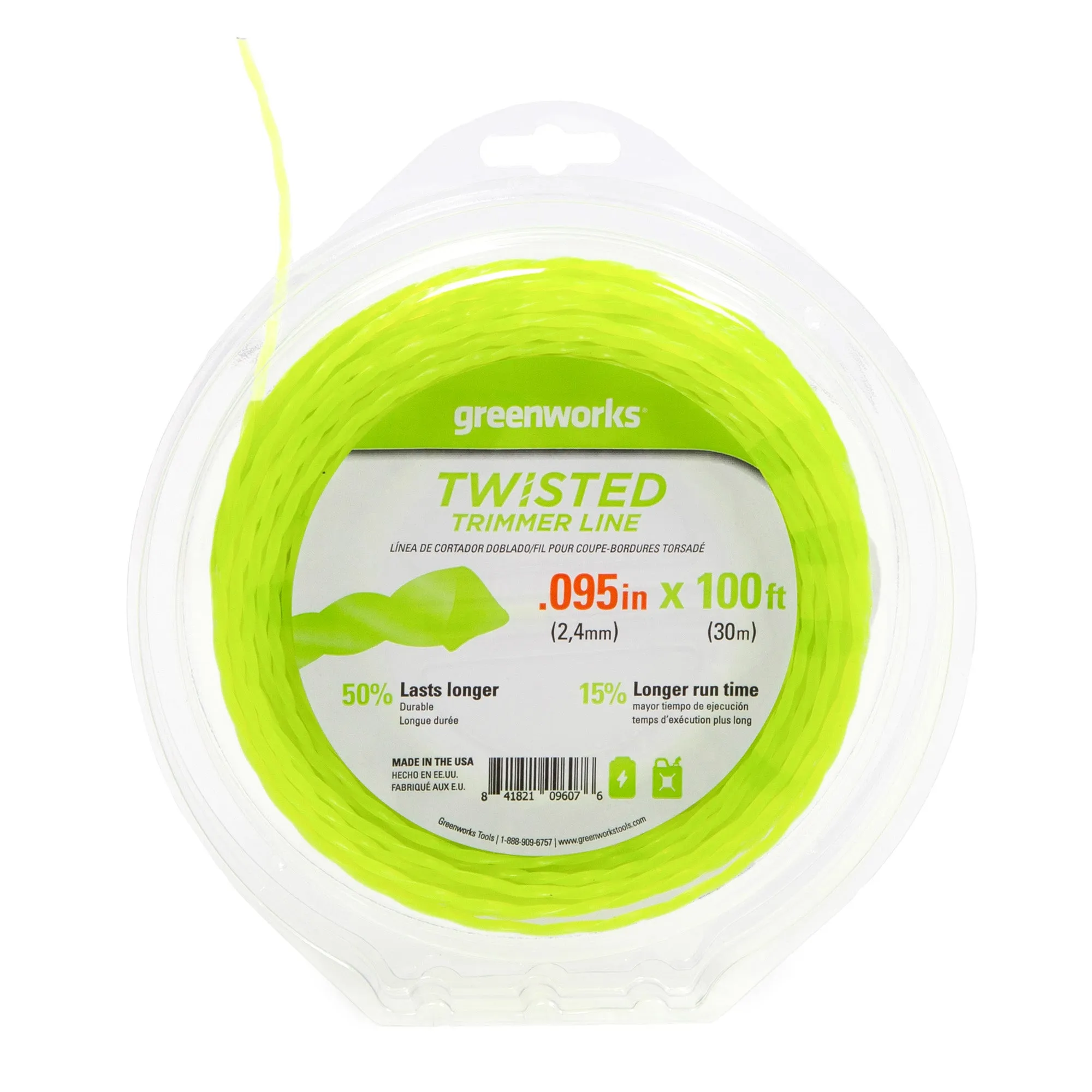 0.095" Ultra Twisted String Trimer Line (100-Feet)