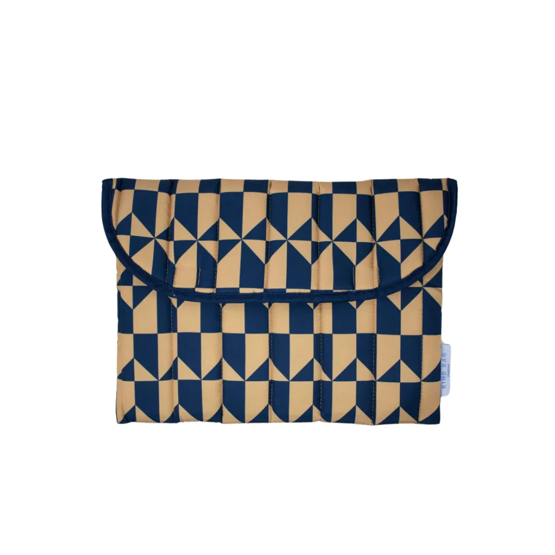 13' Laptop Sleeve - Navy & Coffee