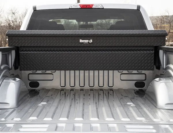 1739410 - TEXTURED MATTE BLACK DIAMOND TREAD ALUMINUM CROSSOVER TRUCK TOOL BOX