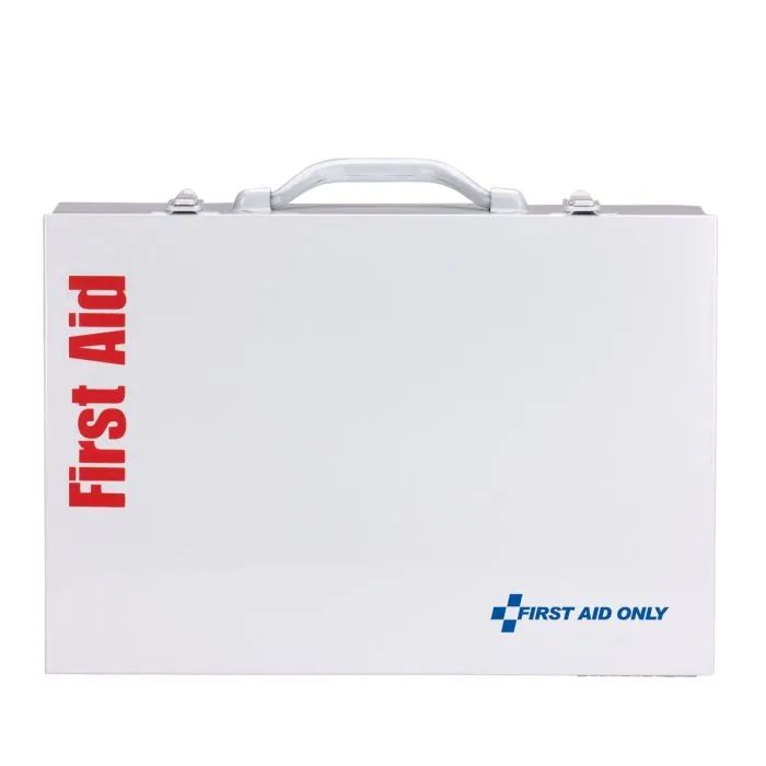 2 Shelf First Aid Cabinet With Medications, ANSI Compliant - W-90572