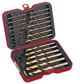 22 PC Drill Bit Set Titan, Metric