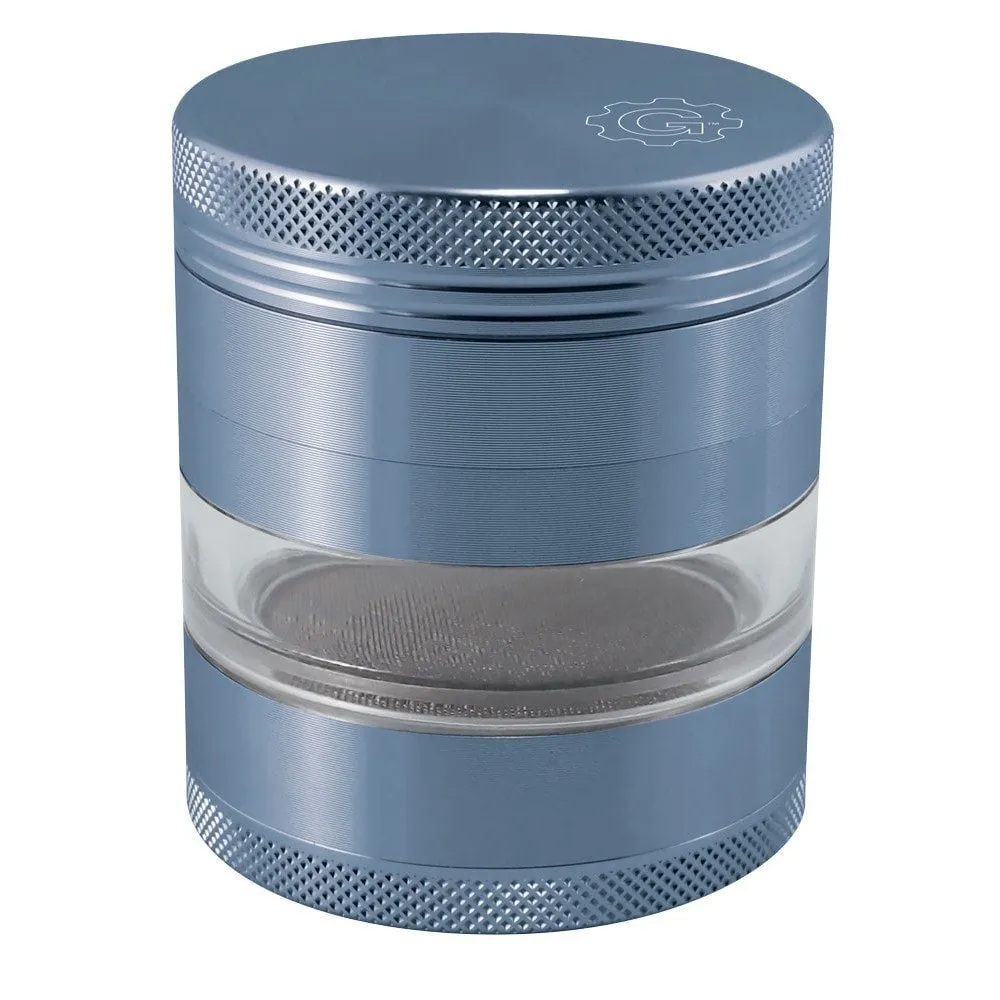 2.5 In Grindhouse 4pc Grinder With Window - Blue