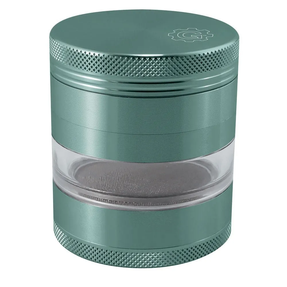 2.5 In Grindhouse 4pc Grinder With Window - Green