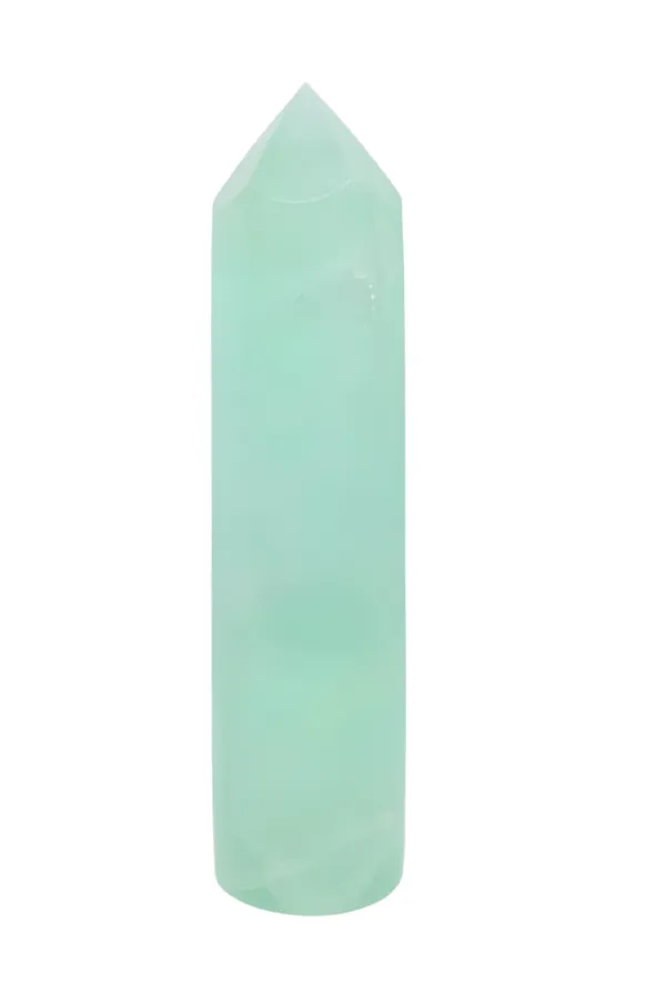 265G Green Fluorite Crystal Tower