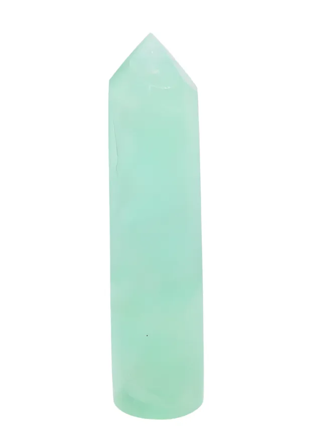 265G Green Fluorite Crystal Tower