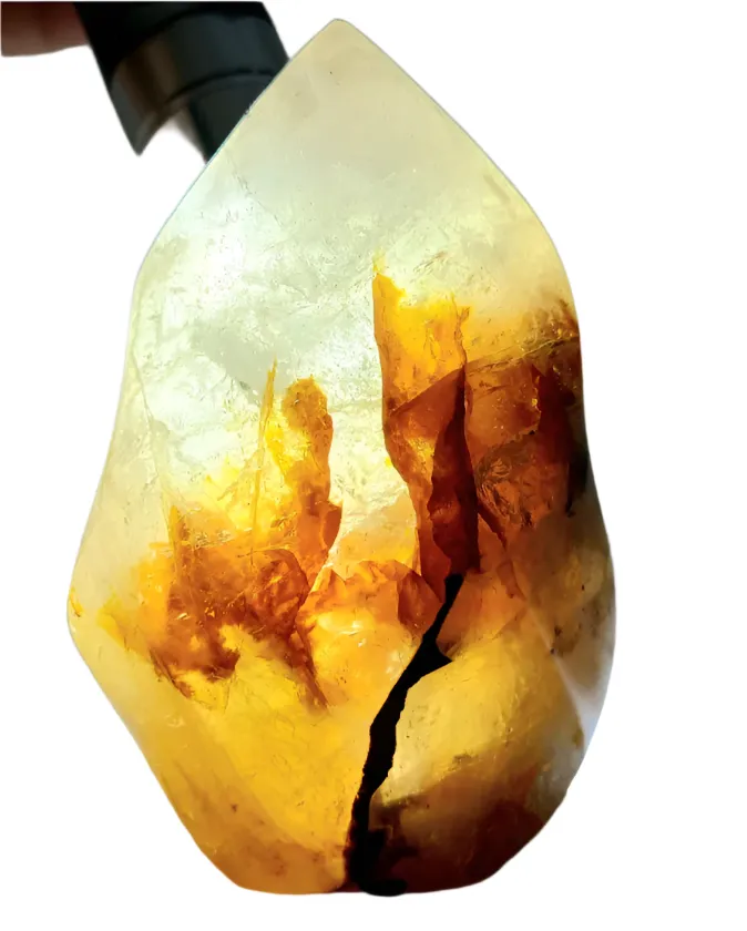 303G Golden Healer Crystal Flame