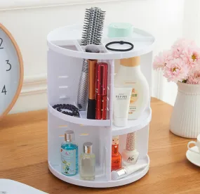 360 Degree Rotating Acrylic Cosmetic Storage Box Makeup Box