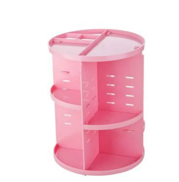 360 Degree Rotating Acrylic Cosmetic Storage Box Makeup Box