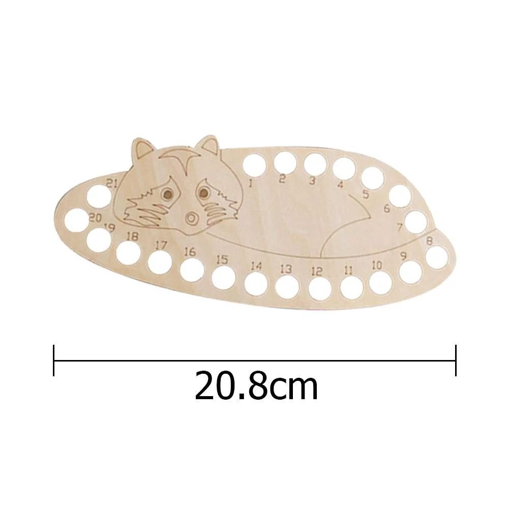 3pcs Wooden Carved Cross Stitch Thread Board (Whale)