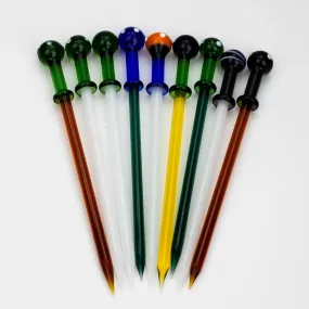 6" Glass Dabber Pack of 10