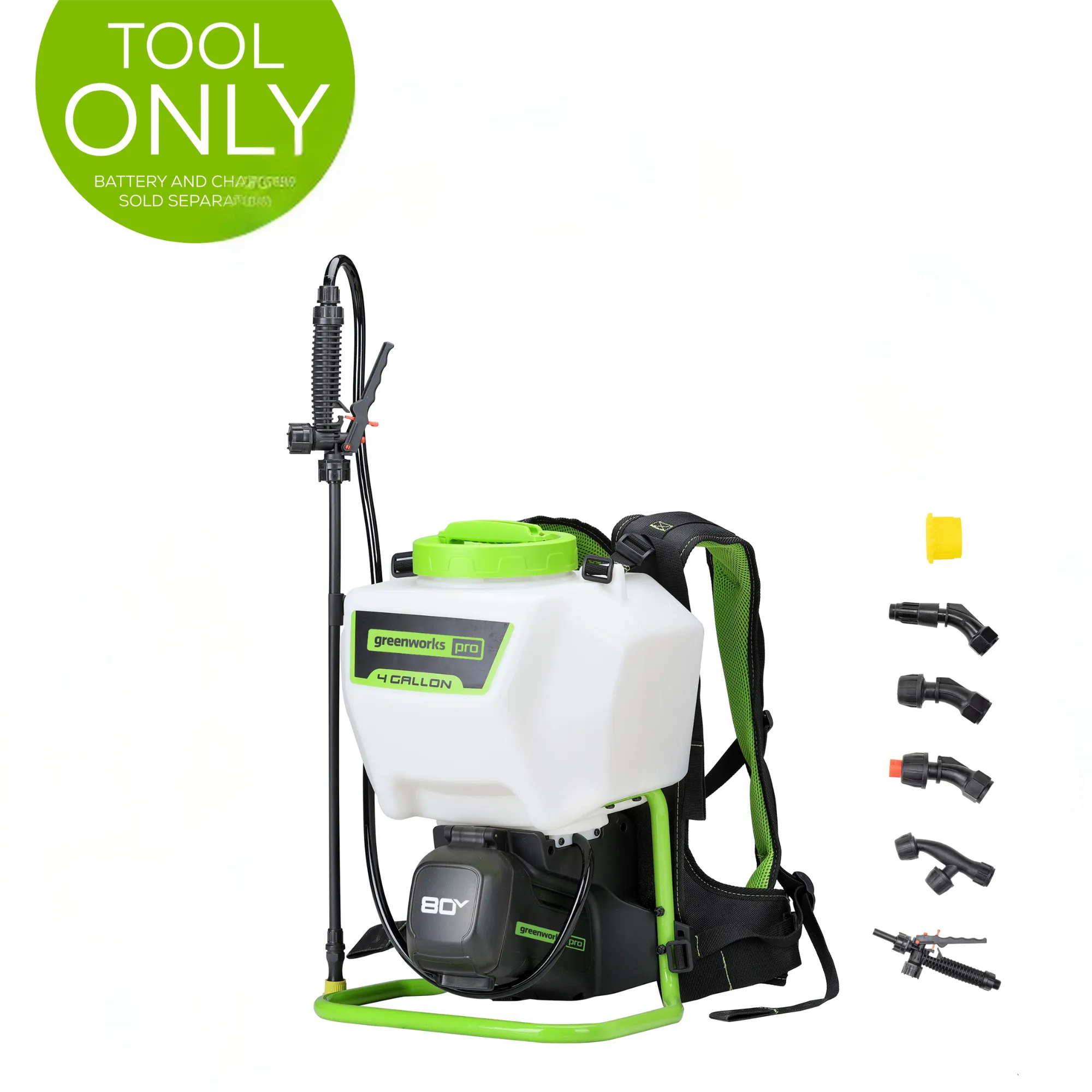 80V Cordless Battery Backpack Sprayer (Tool Only)