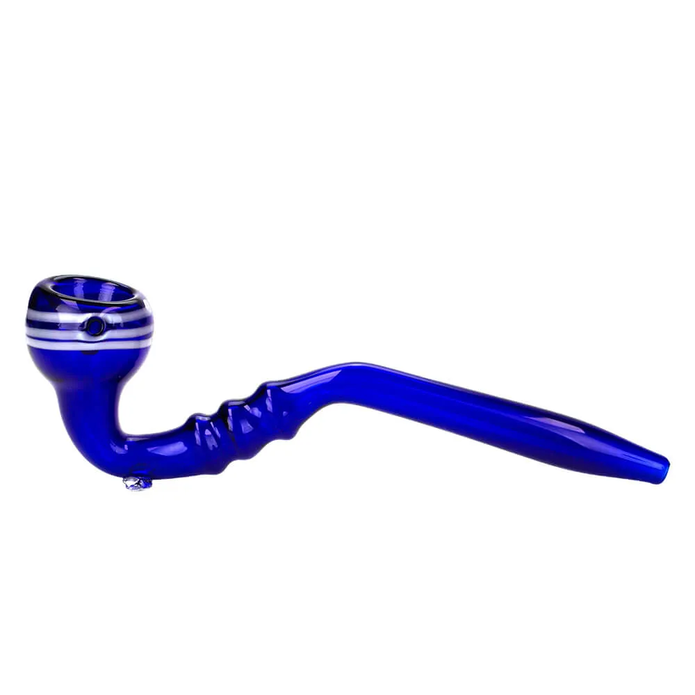 8" Gandalf Blue Glass Hand Pipe Pack of 2