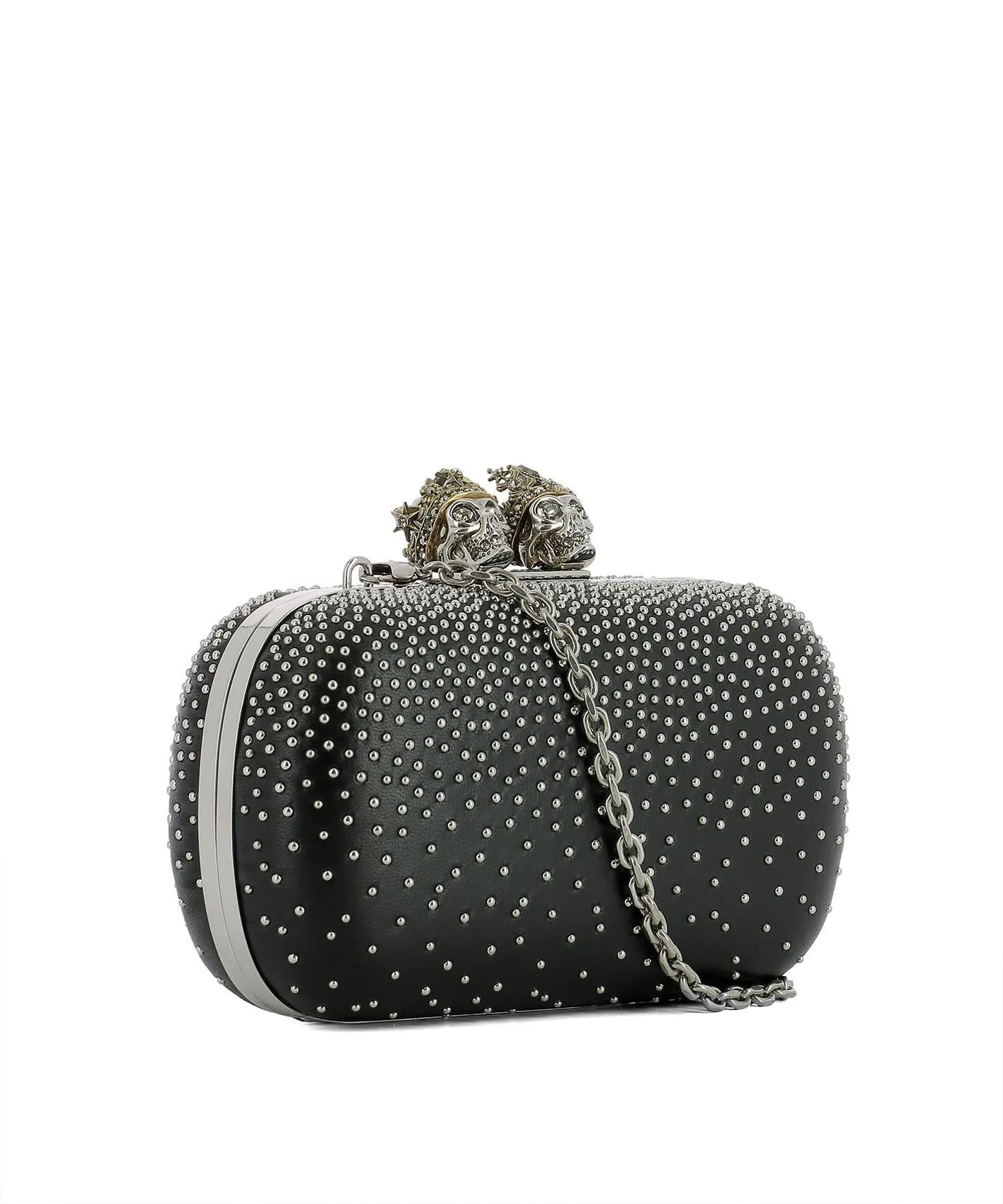 Alexander McQueen Studded Box Clutch Bag