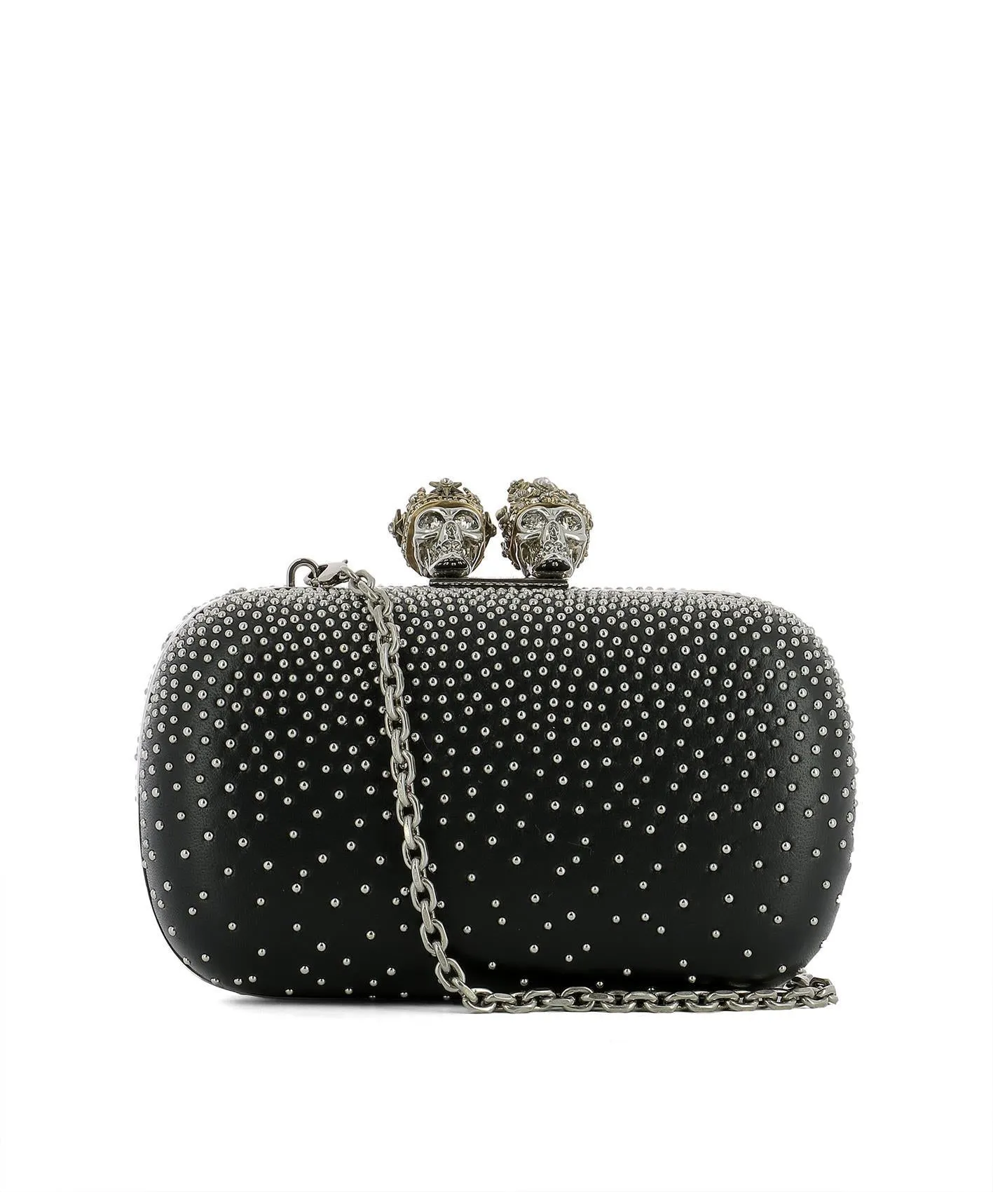 Alexander McQueen Studded Box Clutch Bag