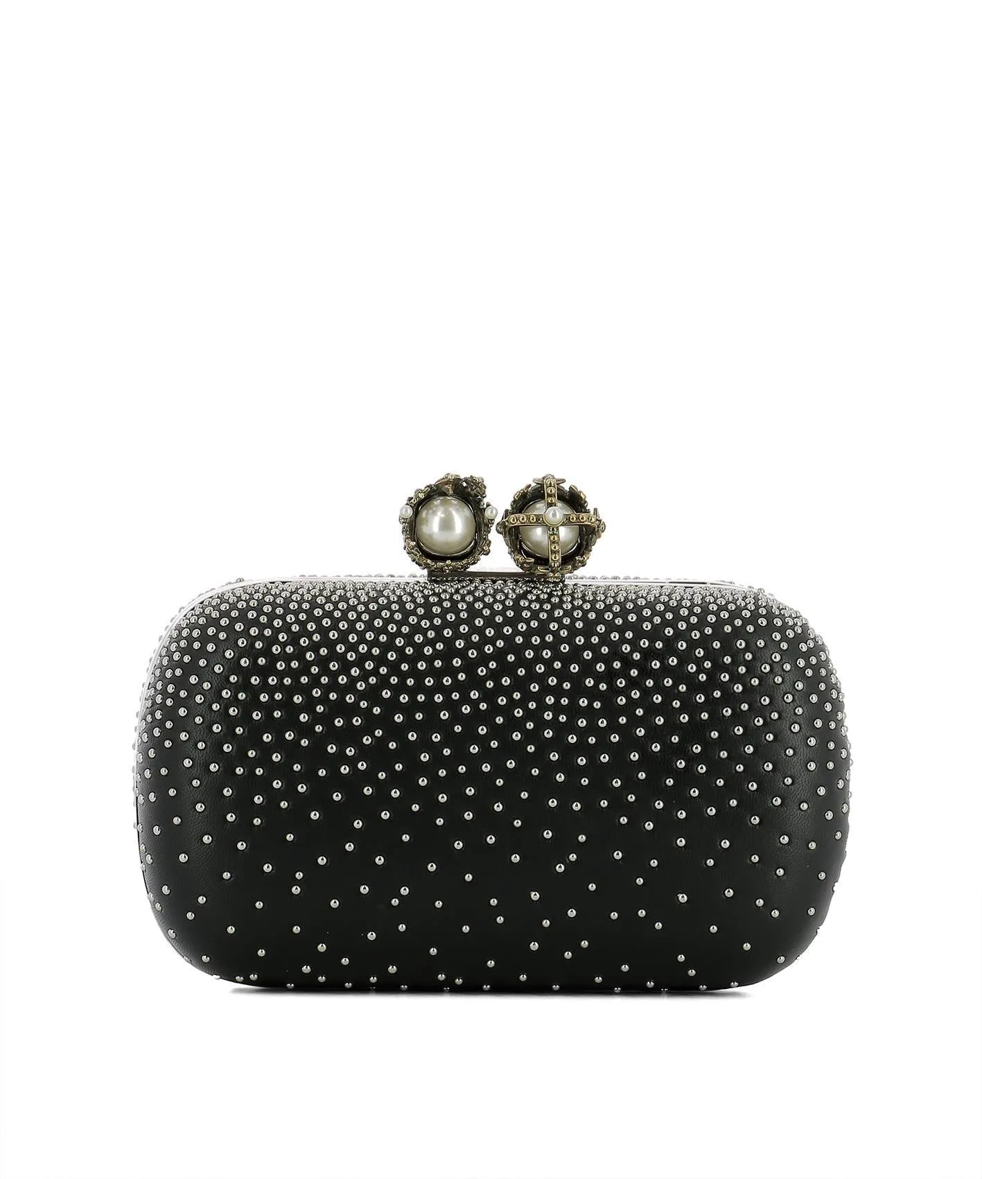 Alexander McQueen Studded Box Clutch Bag