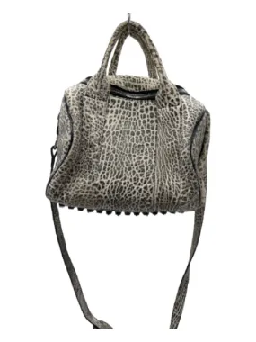 Alexander Wang White & Black Print Bag