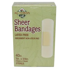 ALL TERRAIN - Sheer Bandages 3/4 in. x 3 in. - 40 Bandages