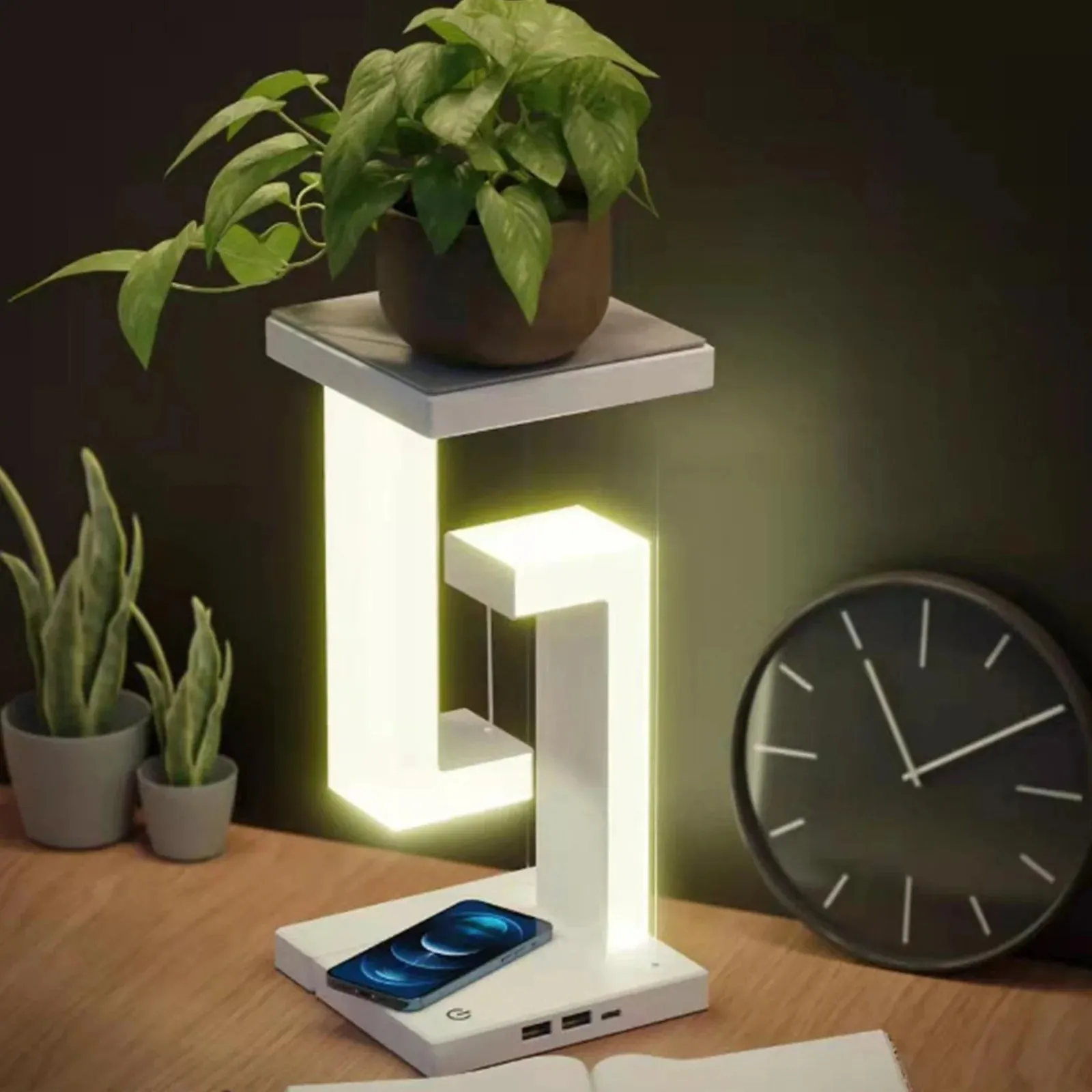 Anti-Gravity Night Light - LED Table Lamp for Bedroom Bedside Decor