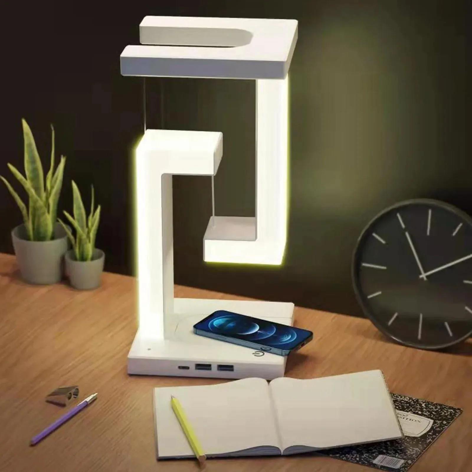 Anti-Gravity Night Light - LED Table Lamp for Bedroom Bedside Decor