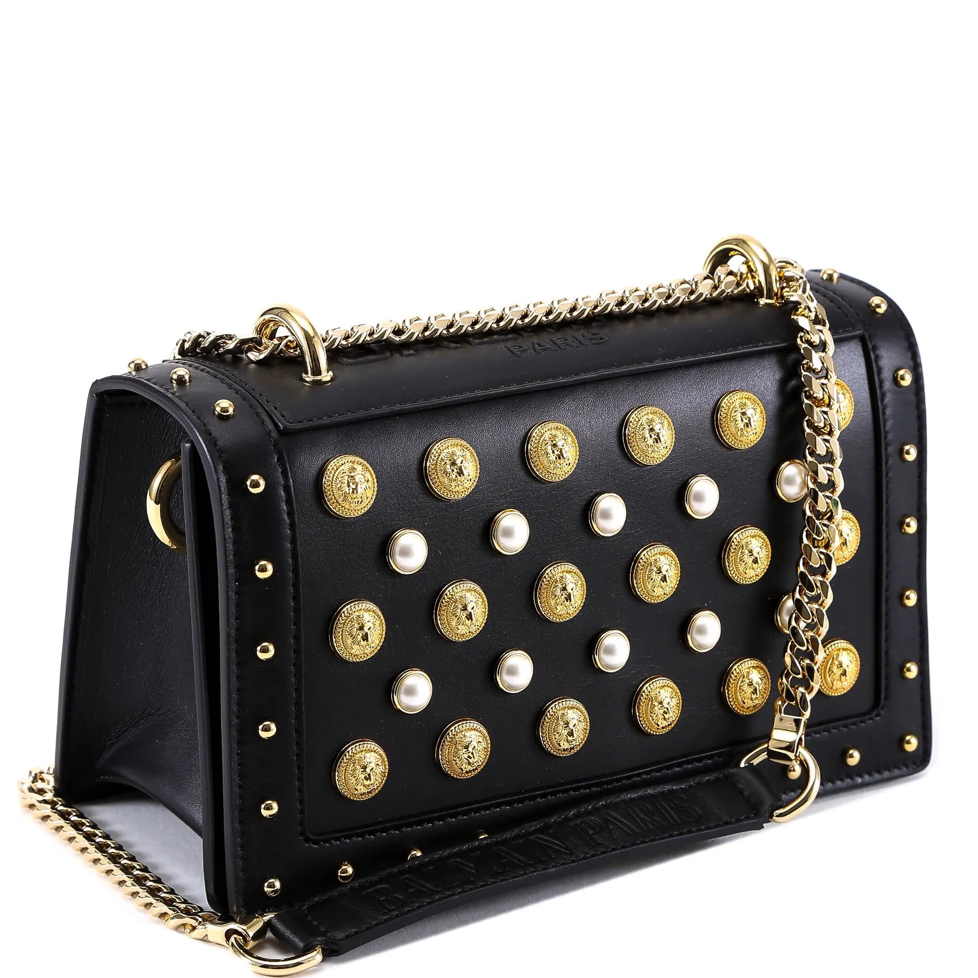 Balmain Studded Chain Bag