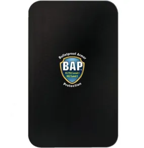 BAP™ Level 1 Bullet Resistant Ballistic Plate  Small 8 x 13