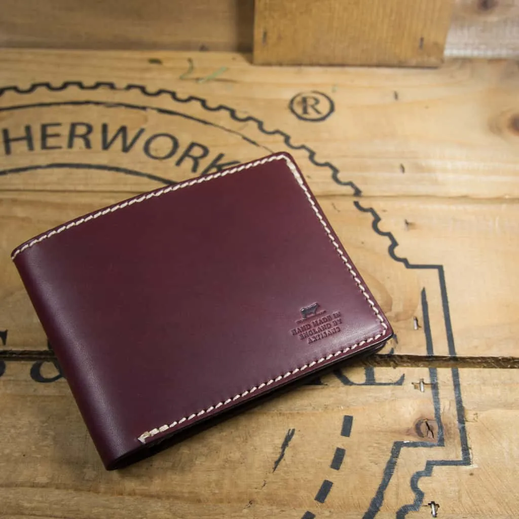 Barnes & Moore Longshore Folding Wallet - Dark Cherry