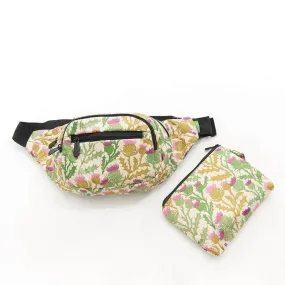 Beige Thistle Foldable Bum Bag