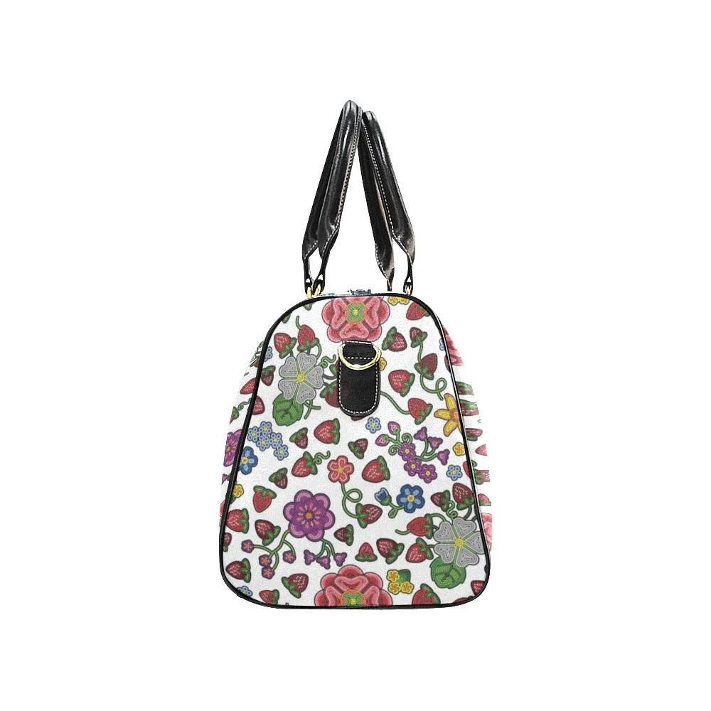 Berry Pop White Waterproof Travel Bag