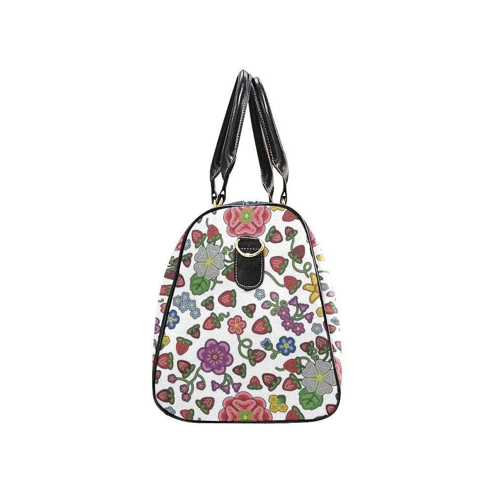 Berry Pop White Waterproof Travel Bag