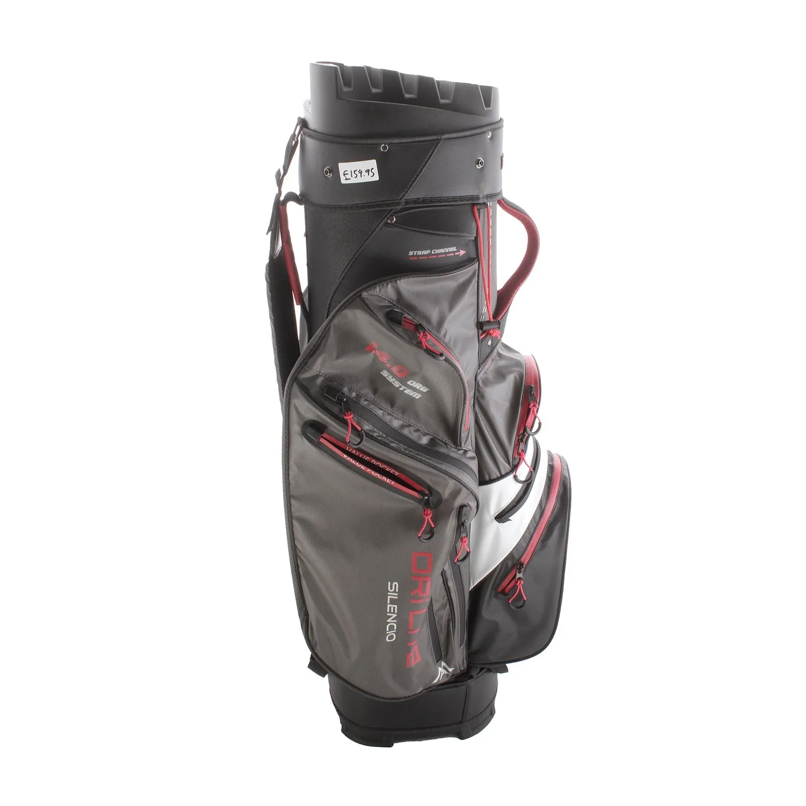 Big Max DRI LITE Silencio Cart Bag - Red/Black/Grey