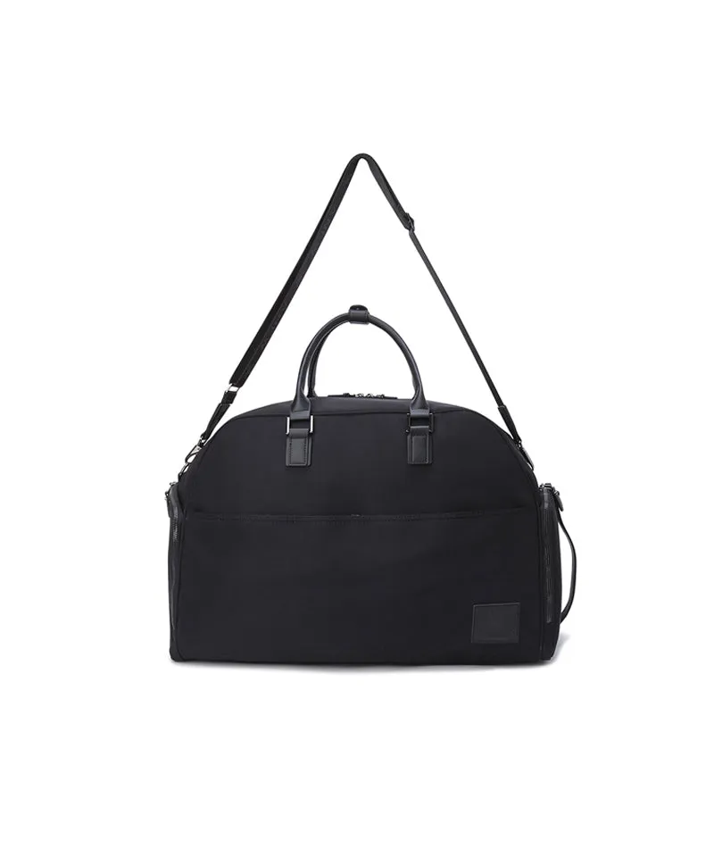 Big Pocket Boston Bag - Black