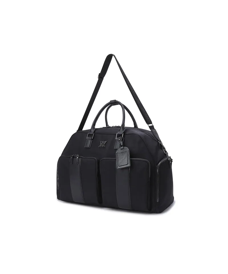 Big Pocket Boston Bag - Black