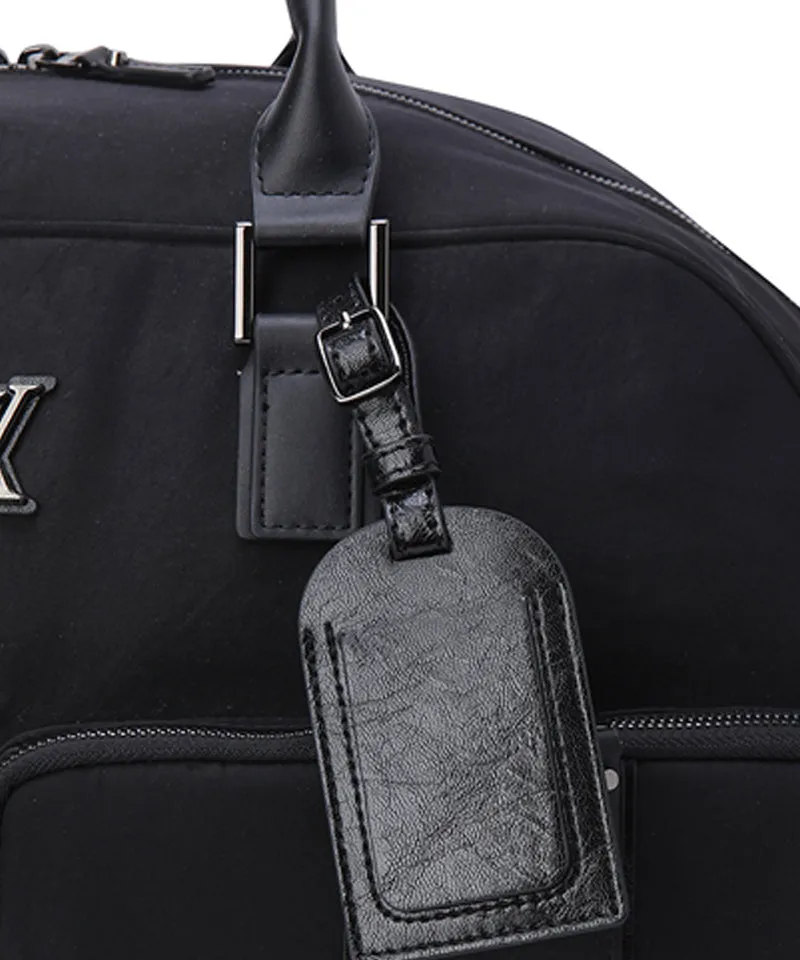 Big Pocket Boston Bag - Black