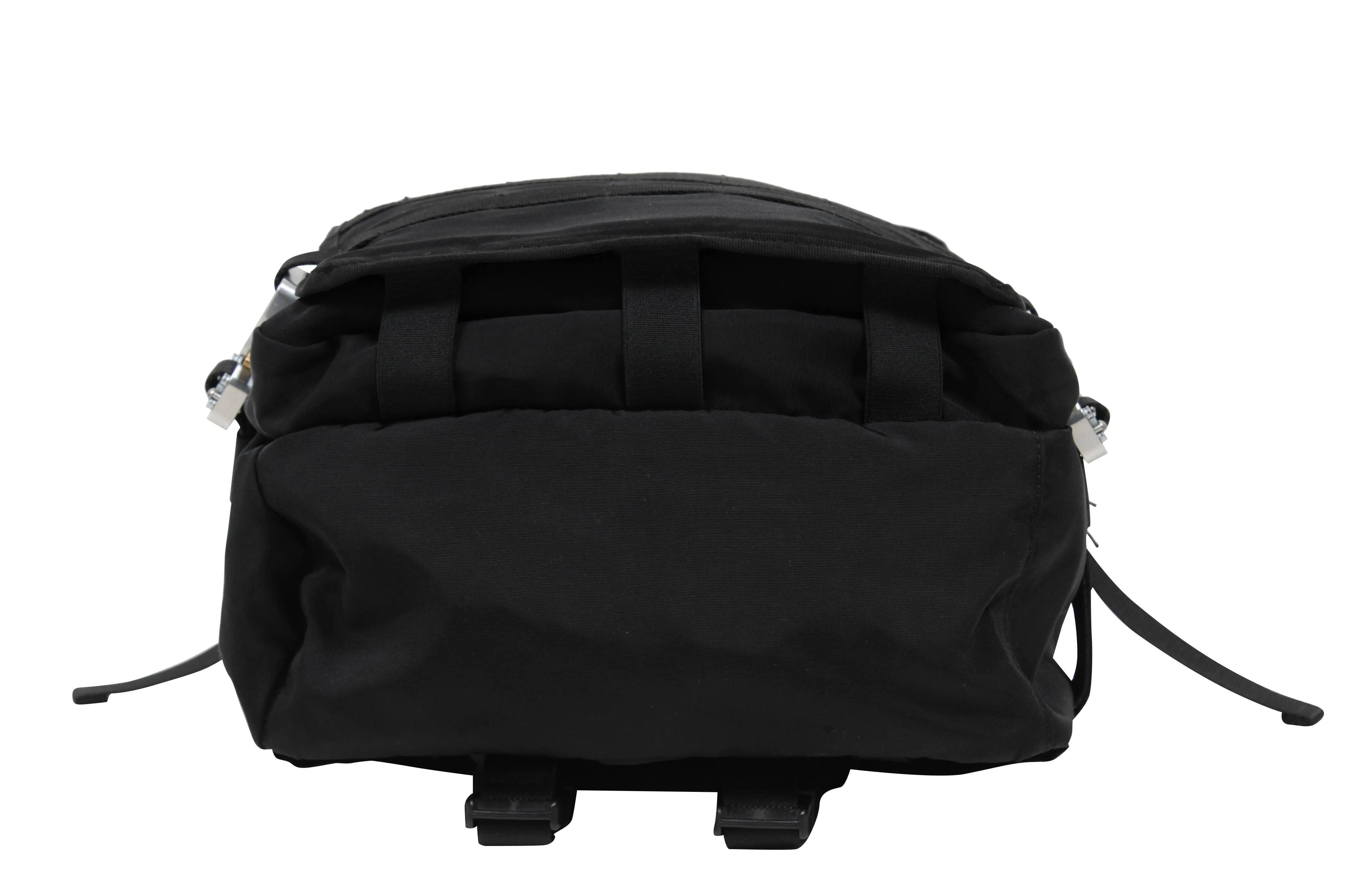 Black Nylon Camping Backpack