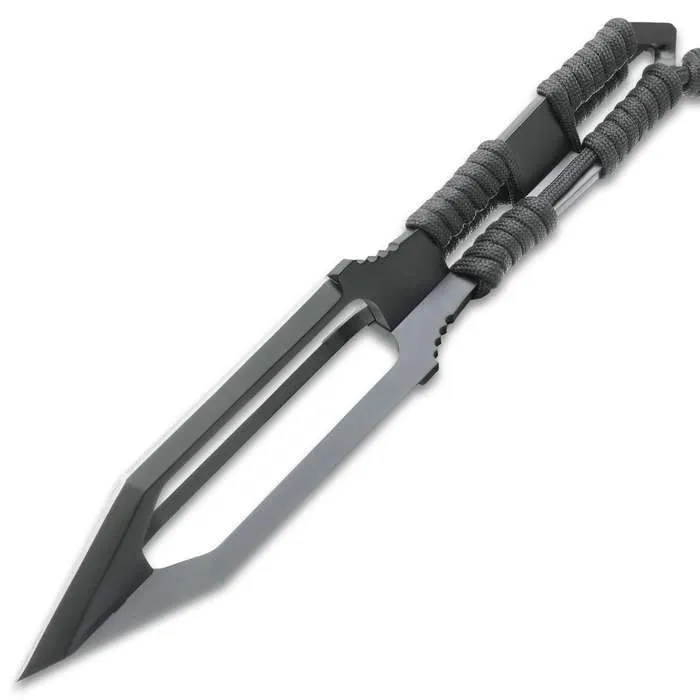 Black Ronin Tri-Edged Spear Head With Sheath