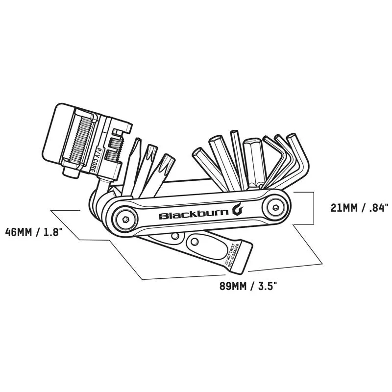 Blackburn Tradesman Multi-tool Black