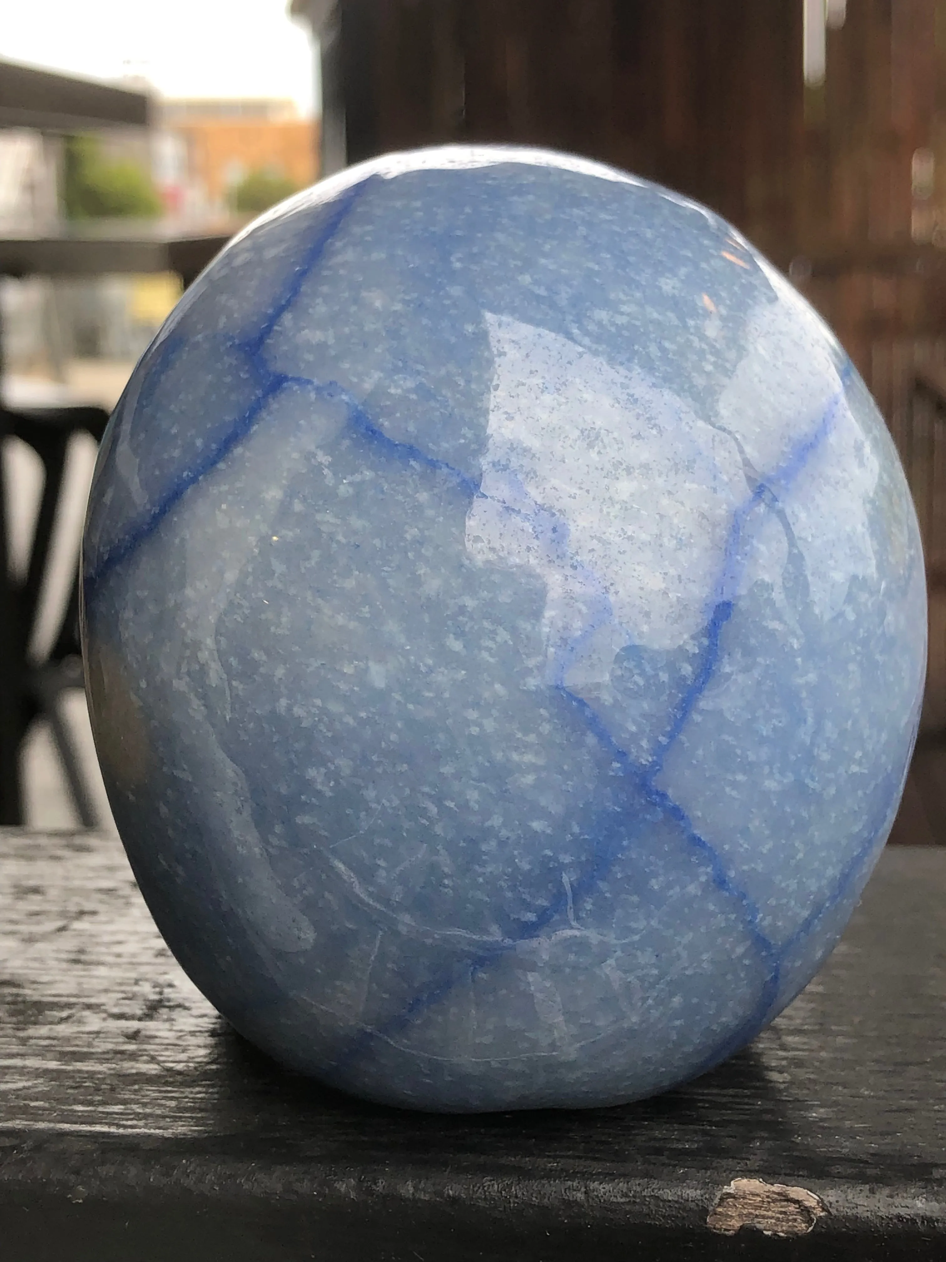 Blue Aventurine Skull [1k1598]