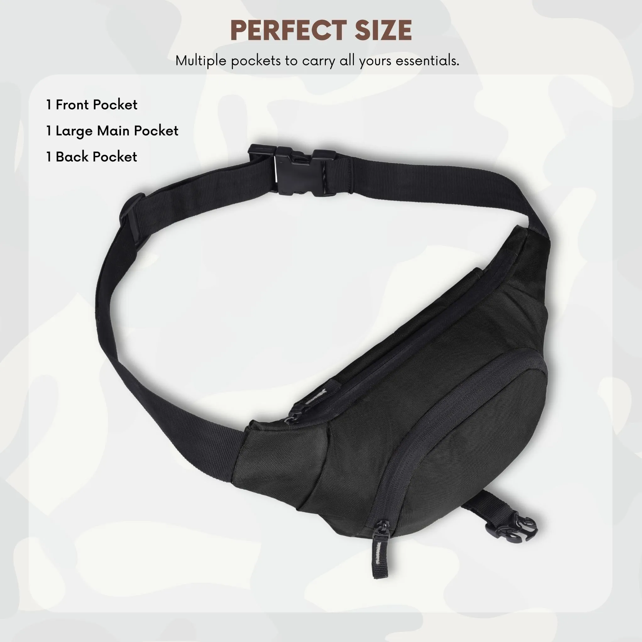 BRAMPTON Waist Bag for Men Women