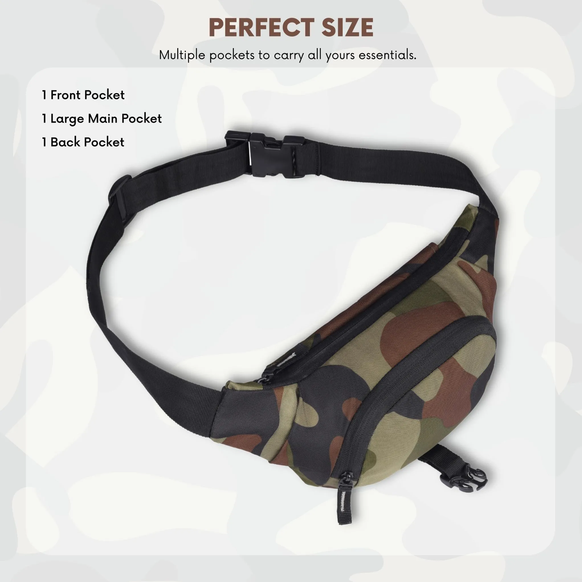 BRAMPTON Waist Bag for Men Women