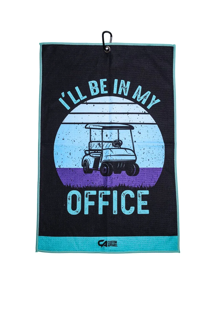 CA Waffle Golf Towels | Office