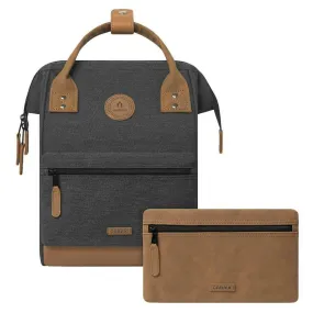 Cabaia Adventurer Melange Small Backpack - Londres Brown