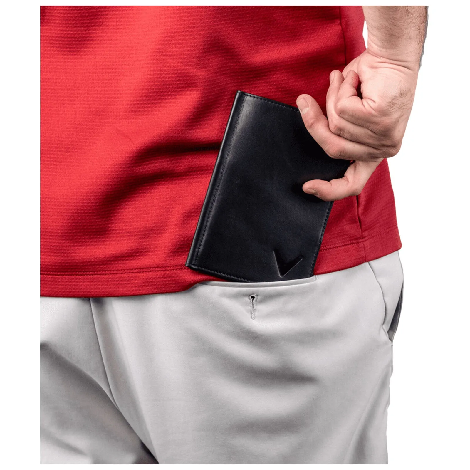 Callaway Bi-Fold Leather Scorecard Holder