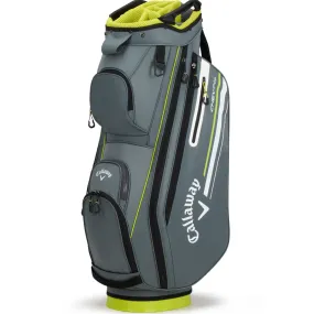 Callaway Chev 14 Plus Cart Bag - Charcoal/Flo Yellow