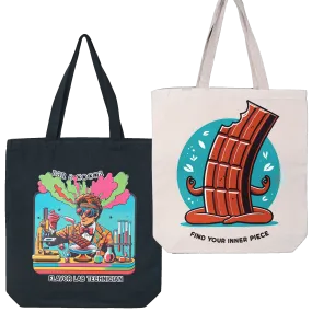 Canvas Eco Friendly Tote Bag (For Chocolate Fans)