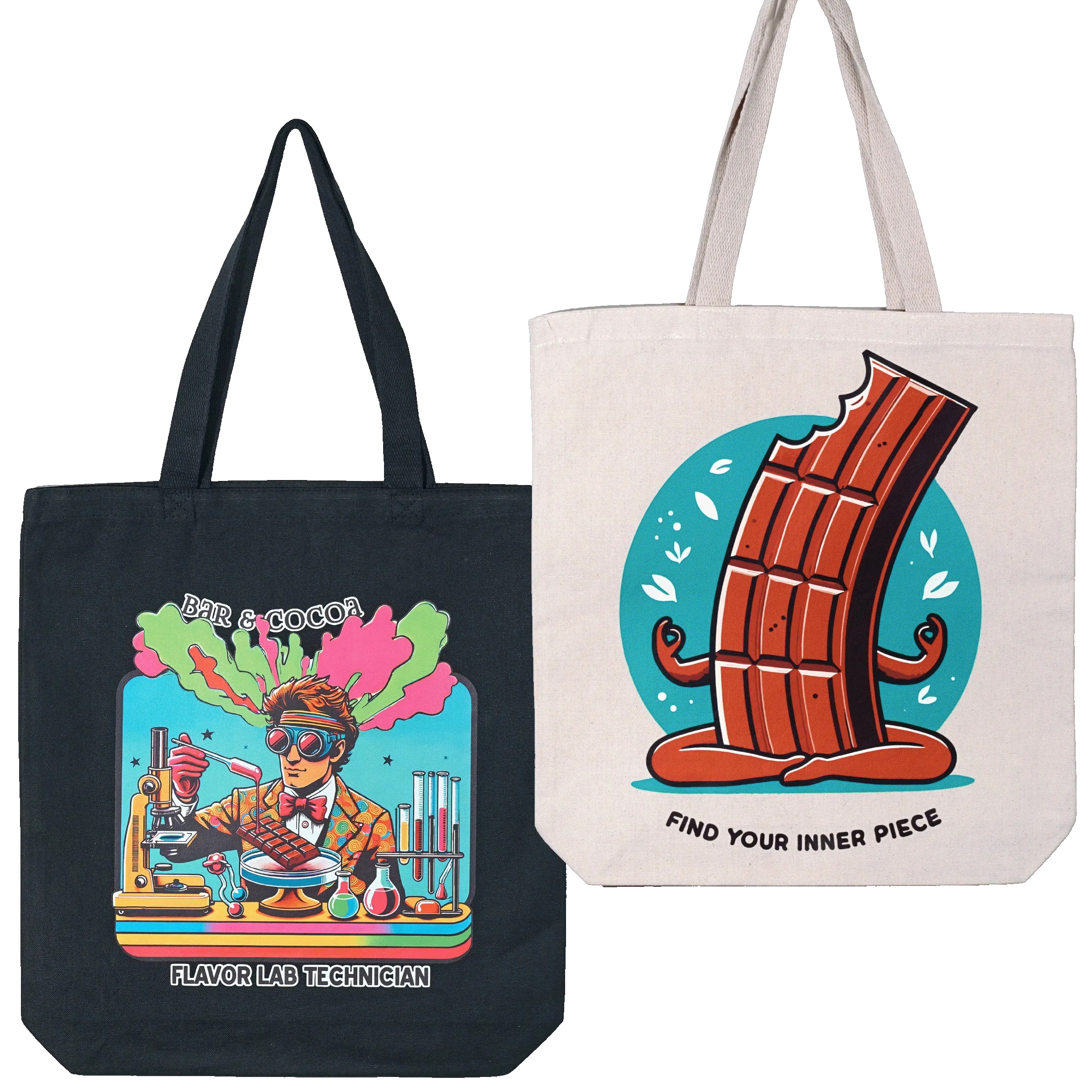 Canvas Eco Friendly Tote Bag (For Chocolate Fans)