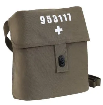 Canvas Swiss Style Military Shoulder Bag