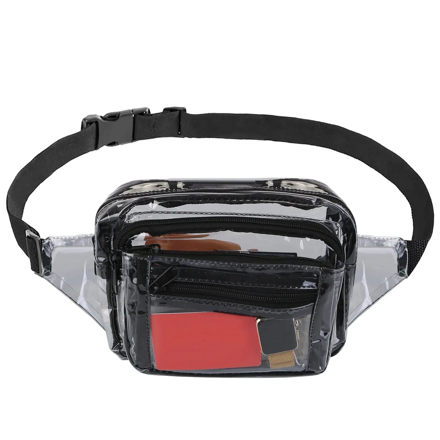 Clear Fanny Pack Unisex Transparent Waist Pouch Belt Bag