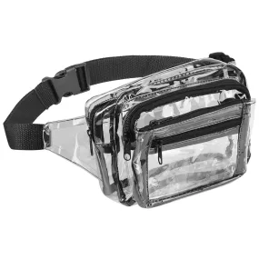 Clear Fanny Pack Unisex Transparent Waist Pouch Belt Bag