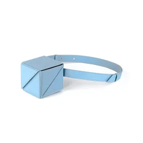 Cube Mini Foldable Belt Bag - Blue