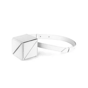 Cube Mini Foldable Belt Bag - White